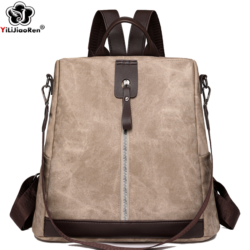 Fashion Backpack Women - Moda anti-roubo mochila feminina de alta