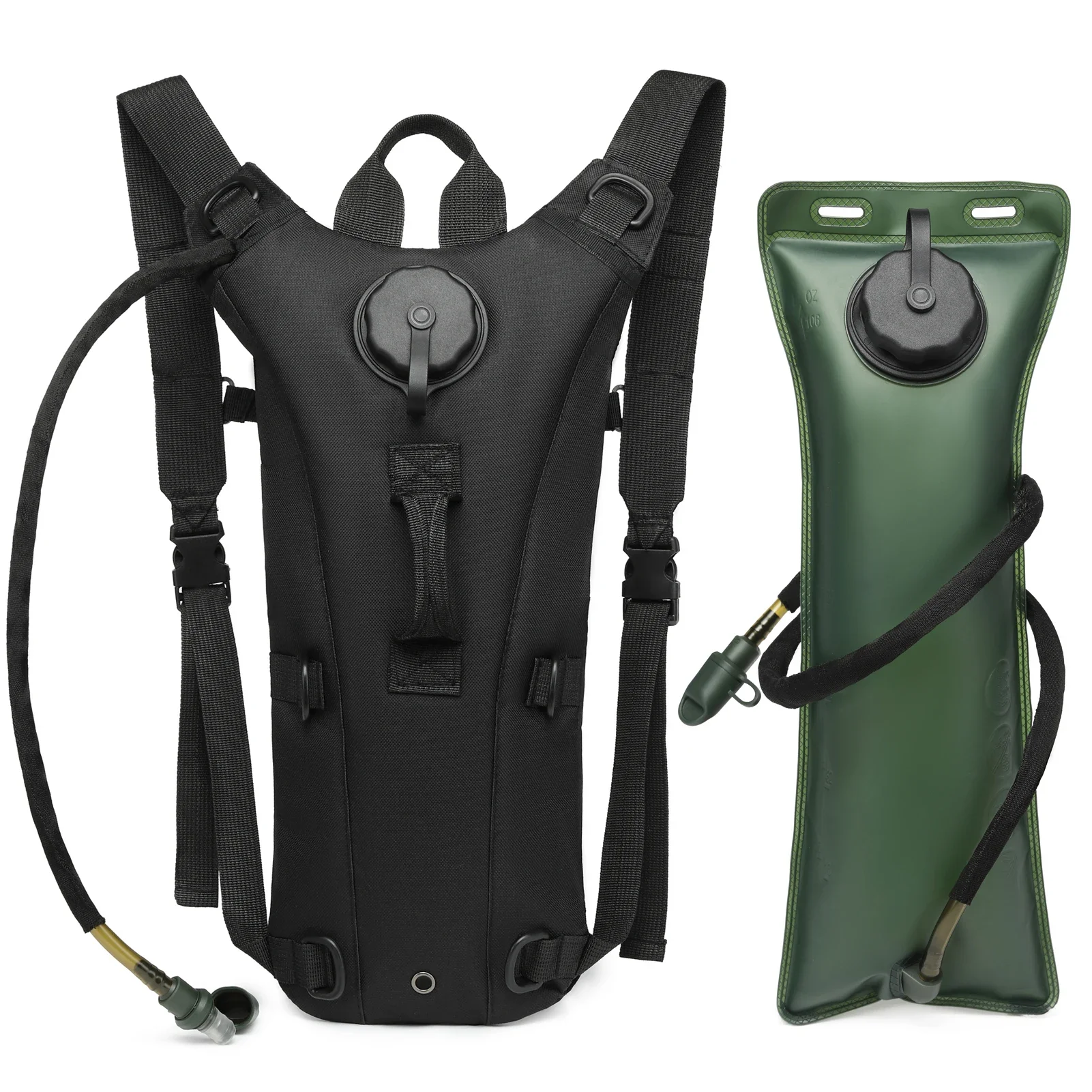 Urban Backpack Tactical - Mochila Tática Militar Camel com Reservatório