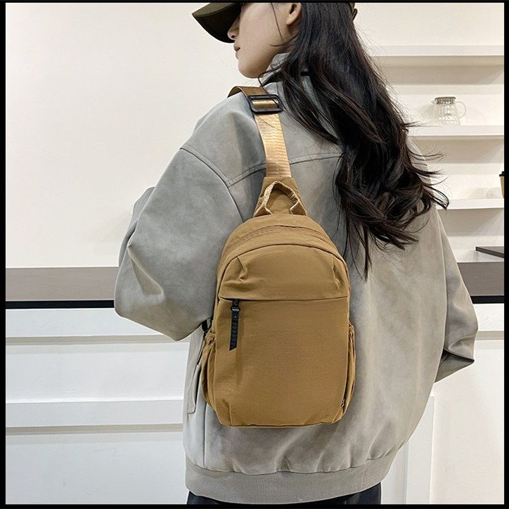 Nova Bolsa Transversal de Teci - Canvas Backpack Casual avaliação e preço