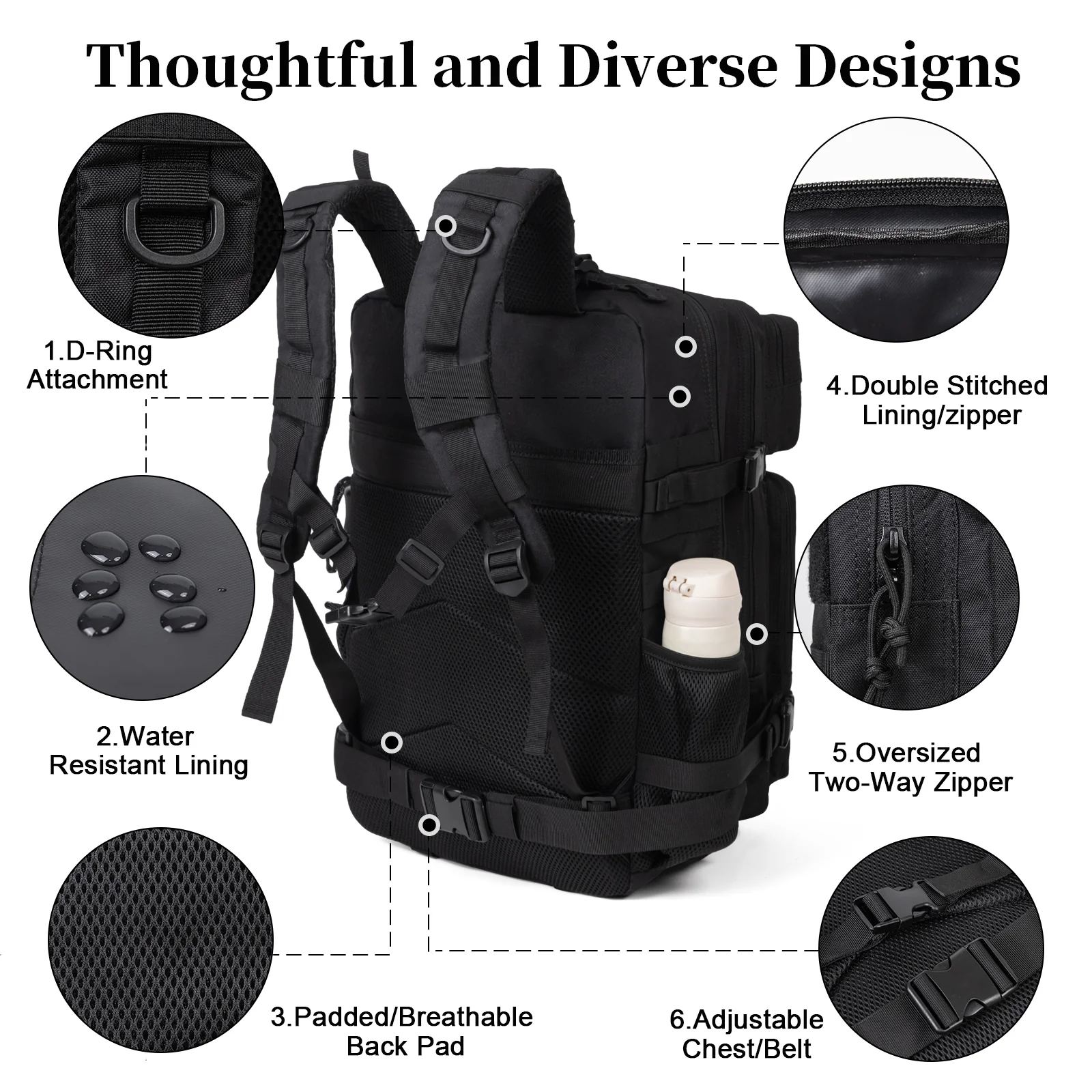 Mochila Tática Militar de 60L  - Urban Backpack Tactical avaliação e preço
