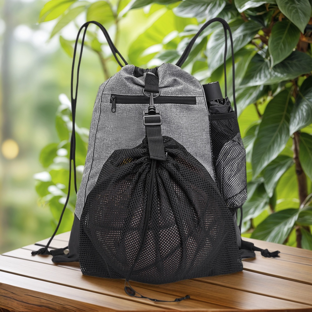 Mochila de Basquete com Cordão - Drawstring Gym Bag avaliação e preço