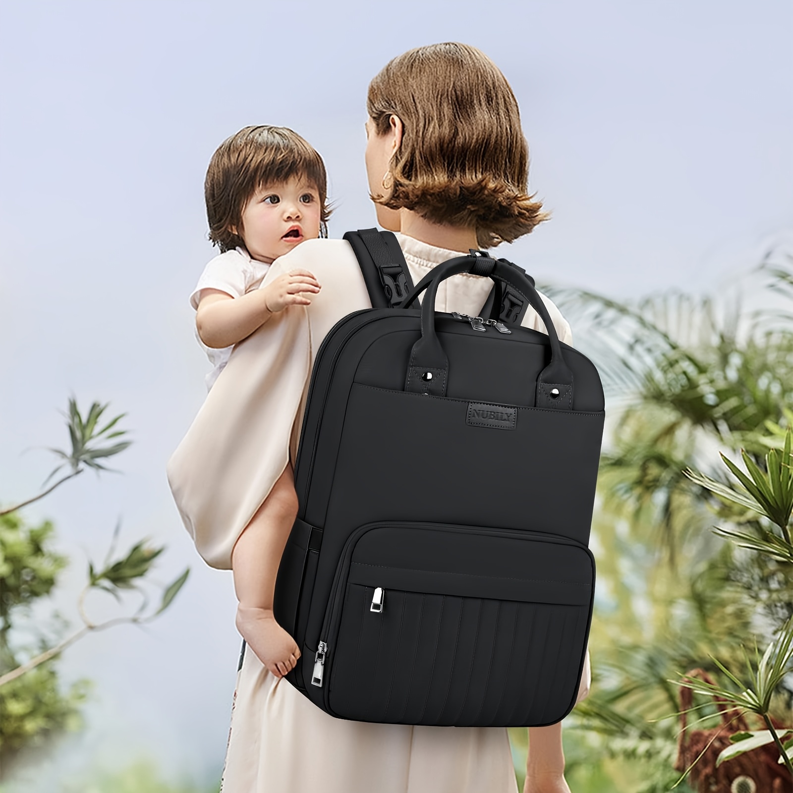 Newhey mudando saco mochila co - Backpack Diaper Bag avaliação e preço