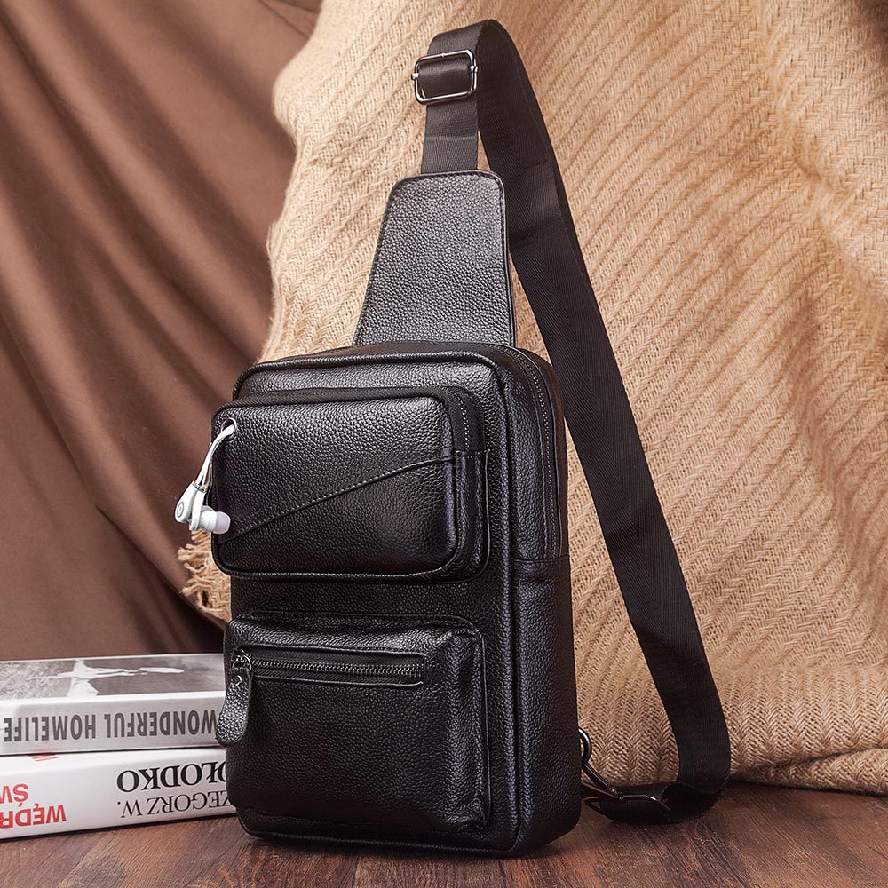 Bolsa Peito de Couro Real Mult - Fashion Backpack Women avaliação e preço