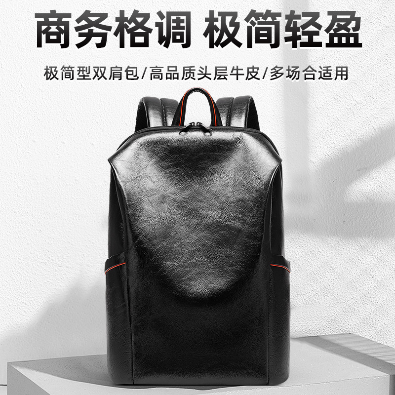 Mochila Masculina de Couro Gen - Leather Backpack Vintage avaliação e preço